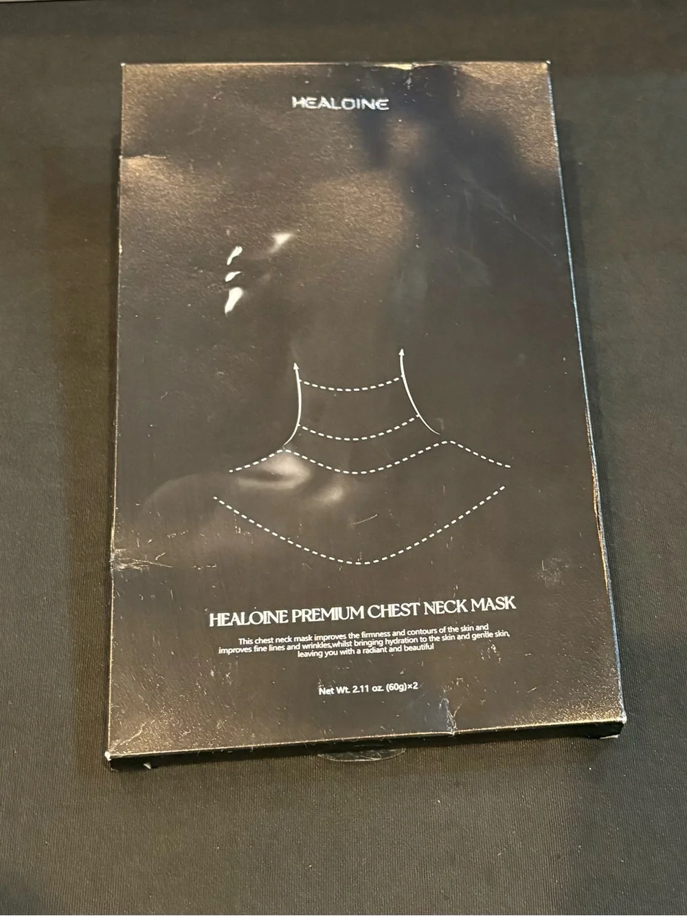 Healoine Premium Chest Neck Mask Pack of 2 Anti-Aging Skin Care Korean Beauty